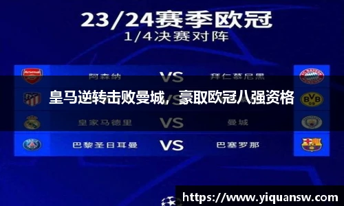 皇马逆转击败曼城，豪取欧冠八强资格